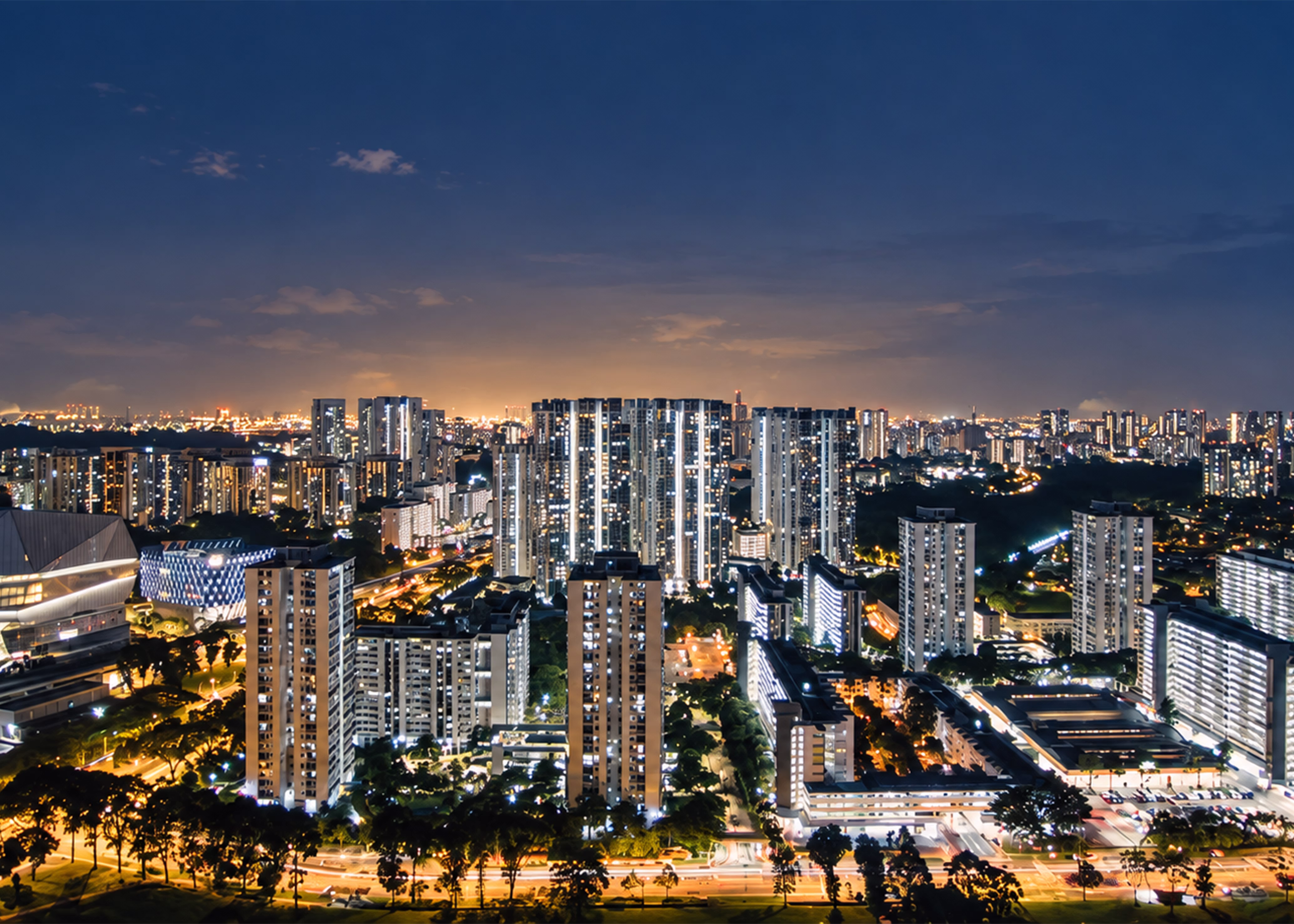 Pune city skyline